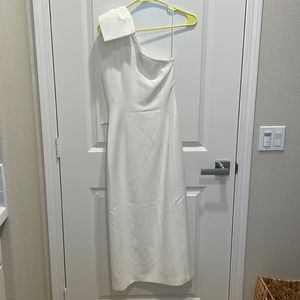 C/MEO revolve bridal dress, graduation dress
